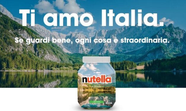 L’Arco Magno di San Nicola Arcella sui barattoli Nutella per Enit