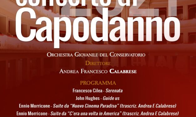 Teatro Francesco Cilea di Reggio Calabria, concerto dell’orchestra giovanile del Conservatorio