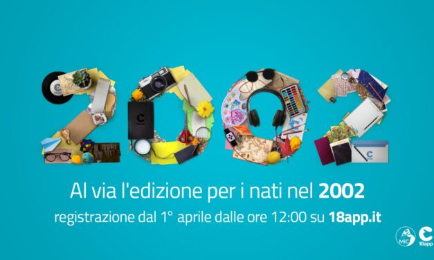 18app: al via il primo aprile il bonus cultura per i nati nel 2002