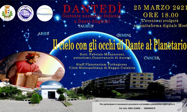 Dantedì: Il cielo con gli occhi di Dante al Planetario di Reggio Calabria