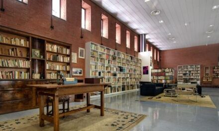 Sala dedicata a Italo Calvino nella Biblioteca nazionale di Roma