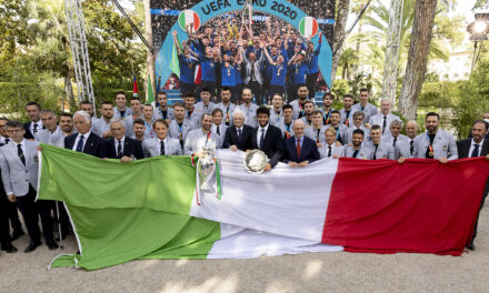 Il Presidente della Repubblica incontra i Campioni d’Europa insieme a Matteo Berrettini