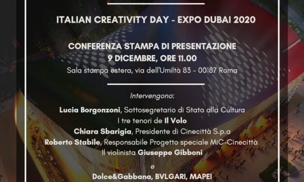 ITALIAN CREATIVITY DAY – EXPO DUBAI 2020