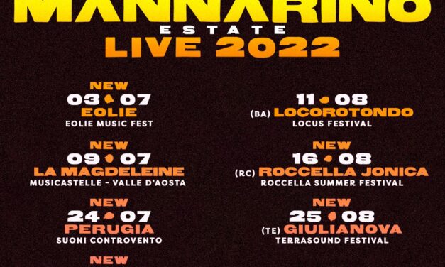 Roccella Summer Festival, il 16 agosto al Teatro al Castello ci sarà il concerto di Mannarino