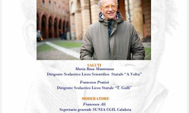 Oggi il doppio appuntamento con Gherardo Colombo a Reggio Calabria