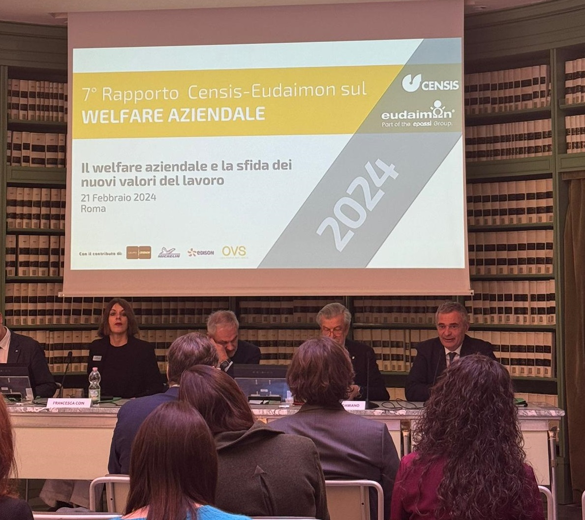 presentazione rapporto censis eudaimon