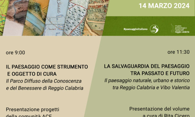 La Giornata nazionale del Paesaggio al Museo archeologico di Reggio Calabria