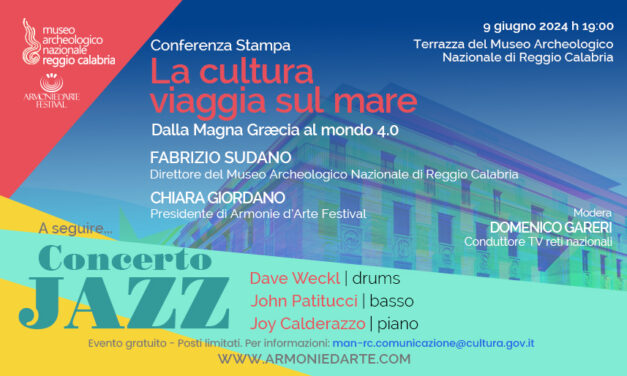 Domenica 9 giugno al MArRC la cultura viaggia sul mare: il programma del direttore Sudano e il concerto jazz