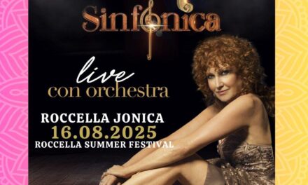 Roccella Summer Festival 2025, il 16 agosto Fiorella Mannoia accompagnata dall’Orchestra Sinfonica Mercadante