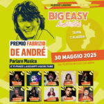 Premio De André 2025: svelati i dieci artisti calabresi che si esibiranno nella finale regionale il 30 maggio a Reggio Calabria al Big Easy Music Club