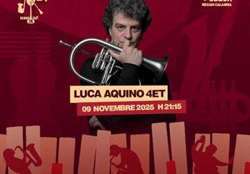 Reggio in Jazz 2025: Luca Aquino 4ET al Teatro Odeon il 9 novembre